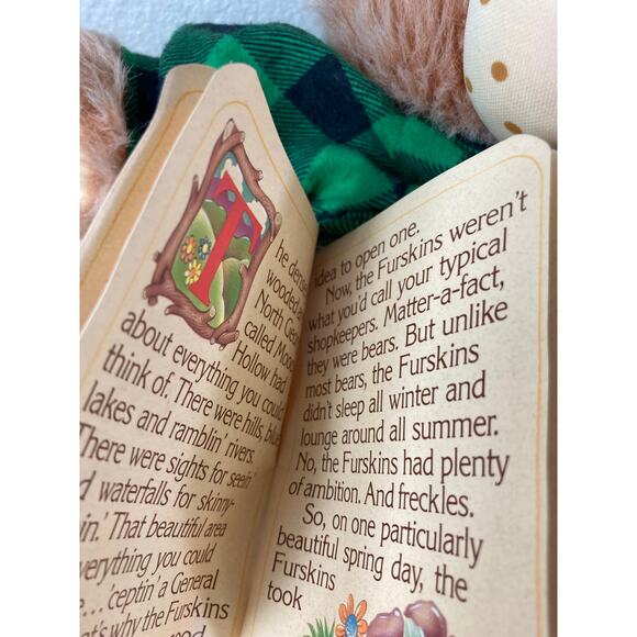 Vintage 1985 Furskins Plush Bear by Xavier Roberts Original Appalachian Artworks - Picture 10 of 15